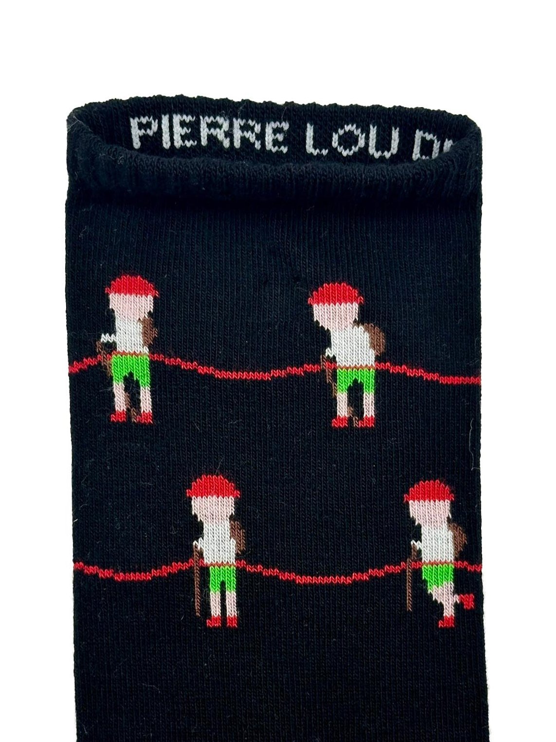 Les Alpinistes Socks : Black / Focus