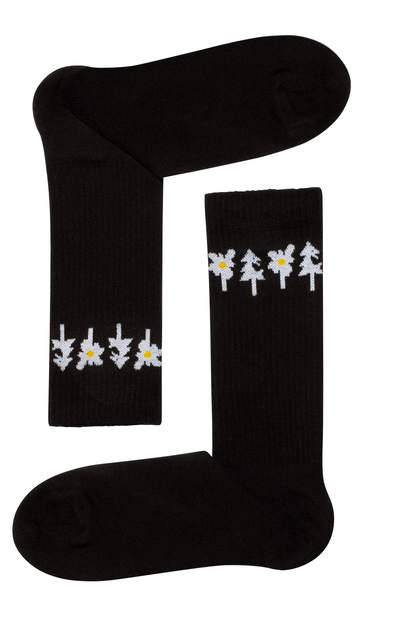 Chaussettes Fleurs Rouges